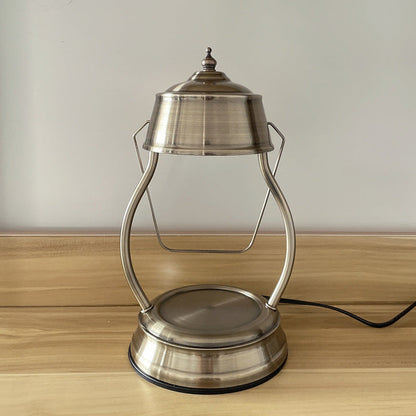 Contemporary Creative Horse Lamp Round Oval Iron 1-Light Melting Wax Table Lamp For Bedroom
