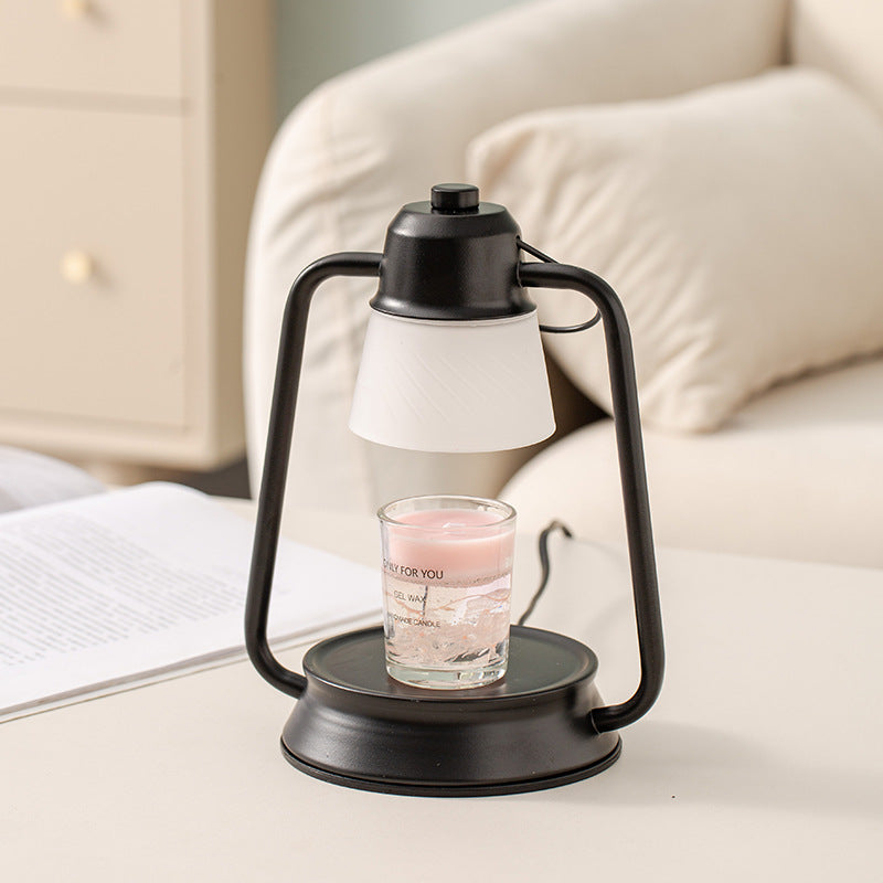Contemporary Creative Horse Lamp Round Oval Iron 1-Light Melting Wax Table Lamp For Bedroom