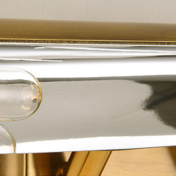 Modern Minimalist Round Cylinder Copper Aluminum 2-Light Wall Sconce Lamp For Bathroom