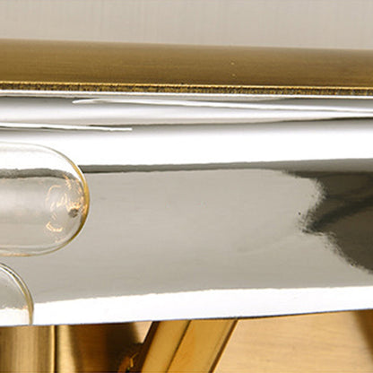 Modern Minimalist Round Cylinder Copper Aluminum 2-Light Wall Sconce Lamp For Bathroom