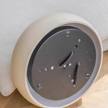 Contemporary Nordic Cream Round Dome Metal Glass LED Flush Mount Ceiling Light For Hallway