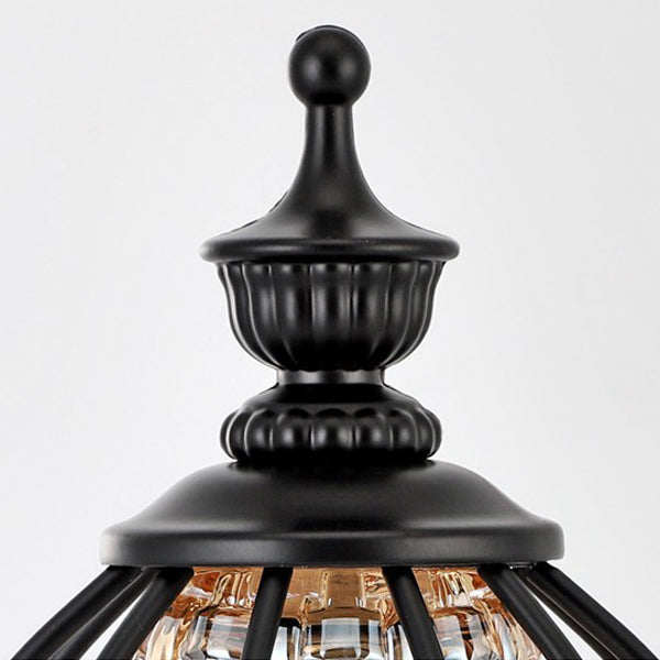 Modern Minimalist Round Cone Cylinder Marble Iron Glass 1-Light Melting Wax Table Lamp For Bedroom
