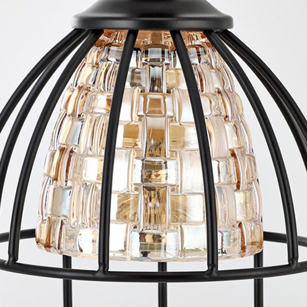 Modern Minimalist Round Cone Cylinder Marble Iron Glass 1-Light Melting Wax Table Lamp For Bedroom