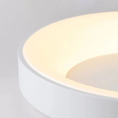 Contemporary Nordic Round Dome Iron Acrylic LED Flush Mount Ceiling Light For Bedroom