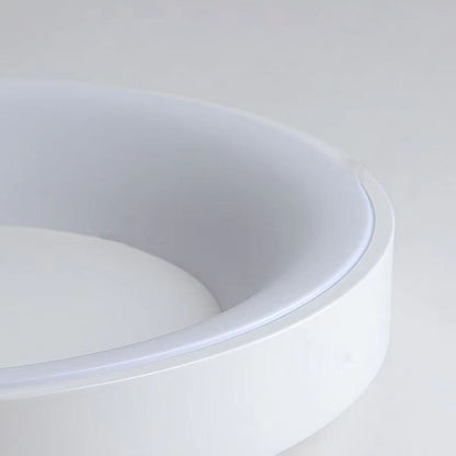 Contemporary Nordic Round Dome Iron Acrylic LED Flush Mount Ceiling Light For Bedroom