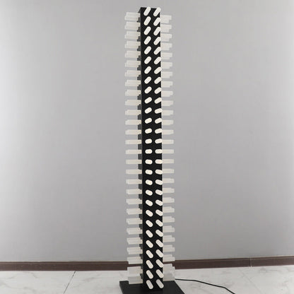 Contemporary Scandinavian Square Iron Acrylic LED Standing Floor Lamp For Living Room