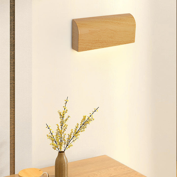 مصباح حائط LED من الألومنيوم على شكل شبه منحرف مستطيل الشكل بتصميم عصري بسيط لغرفة النوم 