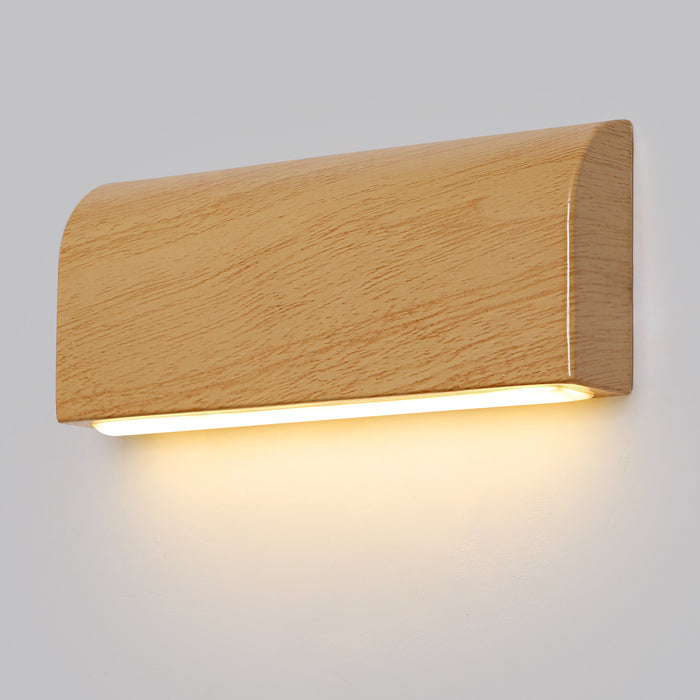 مصباح حائط LED من الألومنيوم على شكل شبه منحرف مستطيل الشكل بتصميم عصري بسيط لغرفة النوم 