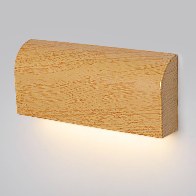 مصباح حائط LED من الألومنيوم على شكل شبه منحرف مستطيل الشكل بتصميم عصري بسيط لغرفة النوم 