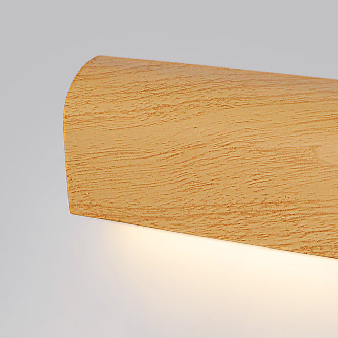مصباح حائط LED من الألومنيوم على شكل شبه منحرف مستطيل الشكل بتصميم عصري بسيط لغرفة النوم 