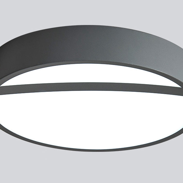 Contemporary Creative Planet Round Iron Rubberwood Acrylic LED Flush Mount Ceiling Light For Bedroom