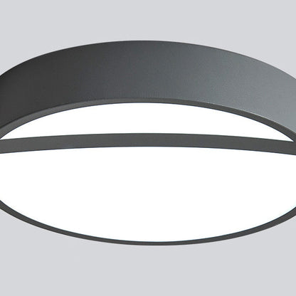 Contemporary Creative Planet Round Iron Rubberwood Acrylic LED Flush Mount Ceiling Light For Bedroom