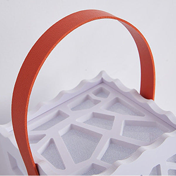 Modern Minimalist USB Handheld Rectangle Star Love Graphic Plastic LED Table Lamp For Bedroom