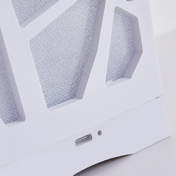 Modern Minimalist USB Handheld Rectangle Star Love Graphic Plastic LED Table Lamp For Bedroom