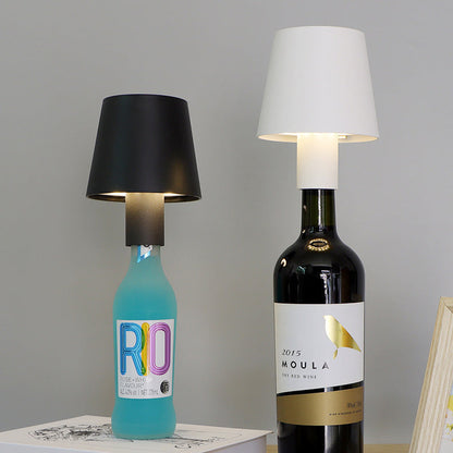 Modern Minimalist USB Round Cylinder ABS Aluminum LED Table Lamp For Bedroom
