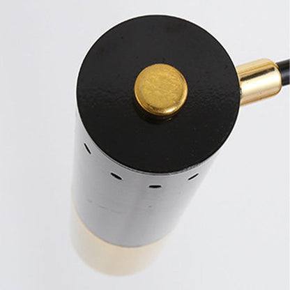 Modern Minimalist Linear Cylinder Hardware Aluminum 3-Light Spotlight Standing Floor Lamp For Living Room