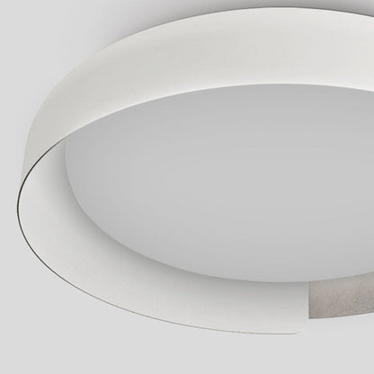 Modern Minimalist Round Dome Hardware Acrylic LED Flush Mount Ceiling Light For Bedroom