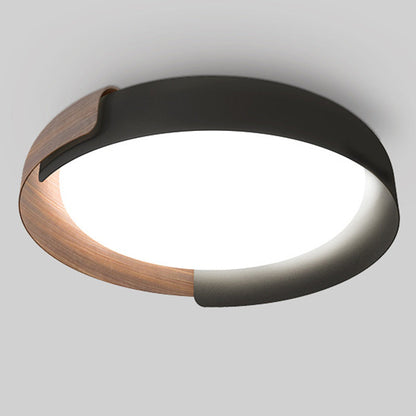 Modern Minimalist Round Dome Hardware Acrylic LED Flush Mount Ceiling Light For Bedroom