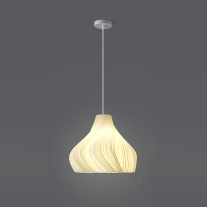 Contemporary Creative Dome Acrylic Iron 1-Light Pendant Light For Living Room