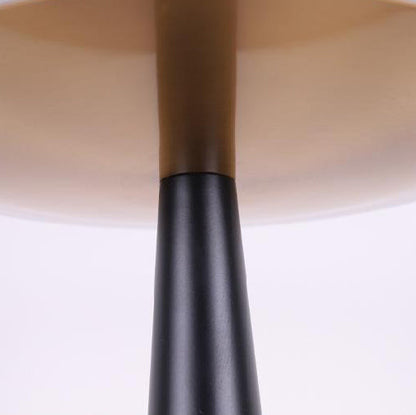 Contemporary Creative UFO Round Aluminum Acrylic LED Table Lamp For Bedroom