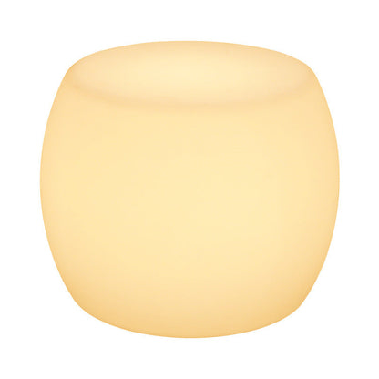 Modern Minimalist Drum PE Plastic LED Floor Lamp For Bedroom