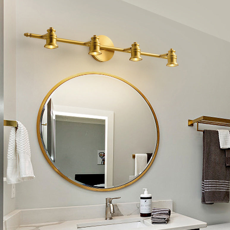 Modern Luxury Bell Copper 2/3 Light Wall Sconce Lamp For Hallway