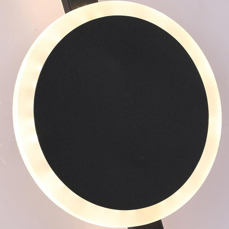 مصباح حائط LED من الأكريليك والألومنيوم طويل الشريط بتصميم عصري بسيط لغرفة النوم 