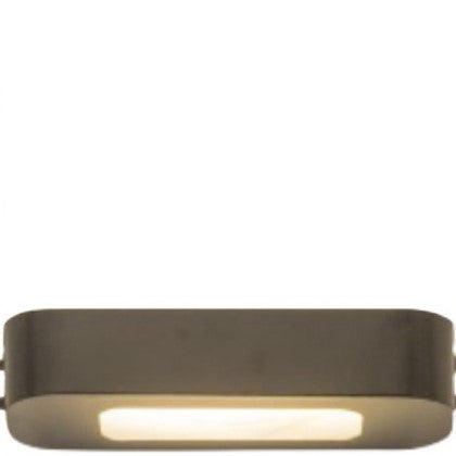 مصباح LED مستطيل الشكل معدني زجاجي بتصميم عصري بسيط لغرفة النوم 