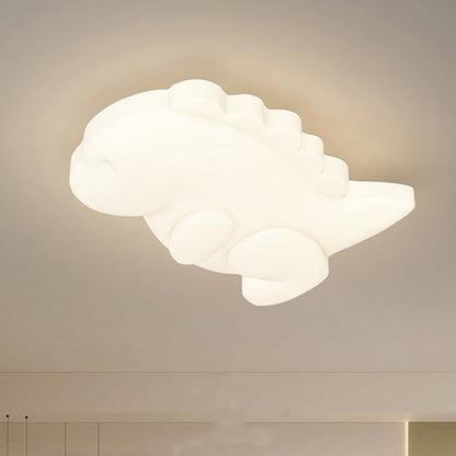 Contemporary Creative Kids Monster Iron Acrylic LED Flush Mount Ceiling Light For Bedroom