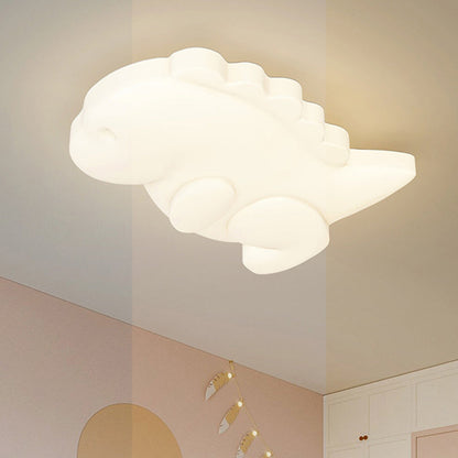 Contemporary Creative Kids Monster Iron Acrylic LED Flush Mount Ceiling Light For Bedroom