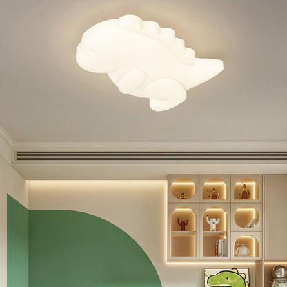 Contemporary Creative Kids Monster Iron Acrylic LED Flush Mount Ceiling Light For Bedroom