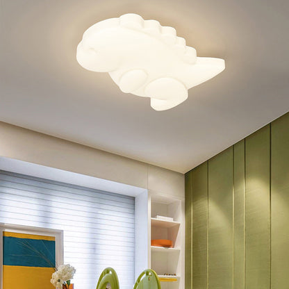 Contemporary Creative Kids Monster Iron Acrylic LED Flush Mount Ceiling Light For Bedroom