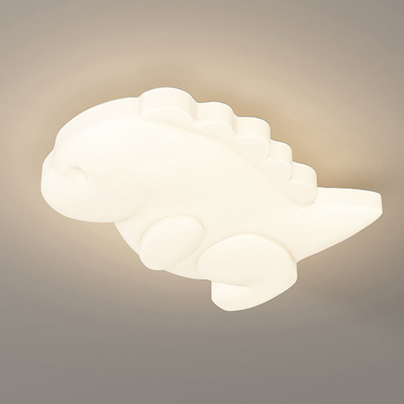 Contemporary Creative Kids Monster Iron Acrylic LED Flush Mount Ceiling Light For Bedroom