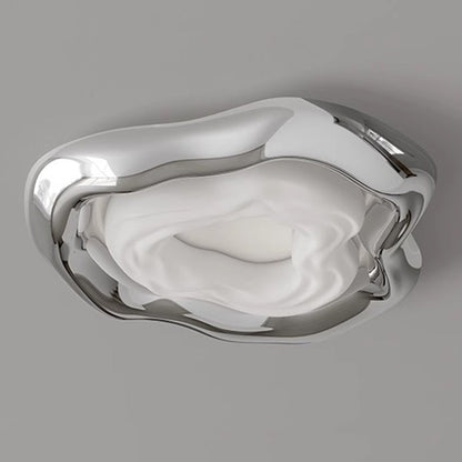 Contemporary Creative Triangle Resin Polyethylene LED Flush Mount Ceiling Light For Bedroom