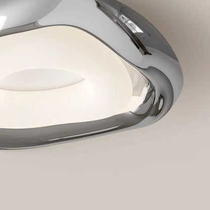 Contemporary Creative Triangle Resin Polyethylene LED Flush Mount Ceiling Light For Bedroom
