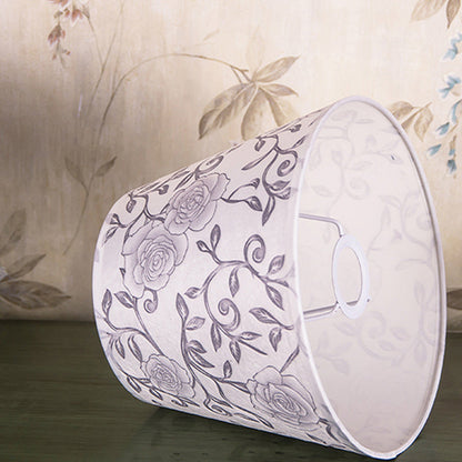 Traditional Vintage Sphere Ceramic Fabric 1-Light Table Lamp For Bedroom