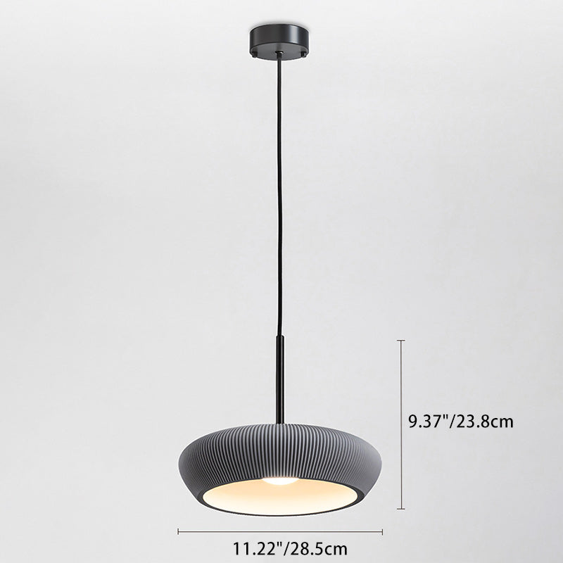 مصباح LED دائري معاصر من الجص الحديدي على الطراز الاسكندنافي لغرفة المعيشة 