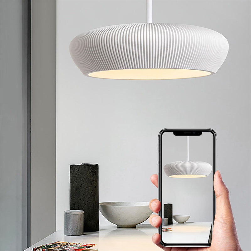 مصباح LED دائري معاصر من الجص الحديدي على الطراز الاسكندنافي لغرفة المعيشة 
