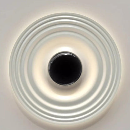 Contemporary Nordic Round Metal Plastic LED Flush Mount Ceiling Light For Bedroom