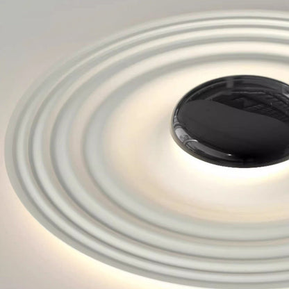 Contemporary Nordic Round Metal Plastic LED Flush Mount Ceiling Light For Bedroom