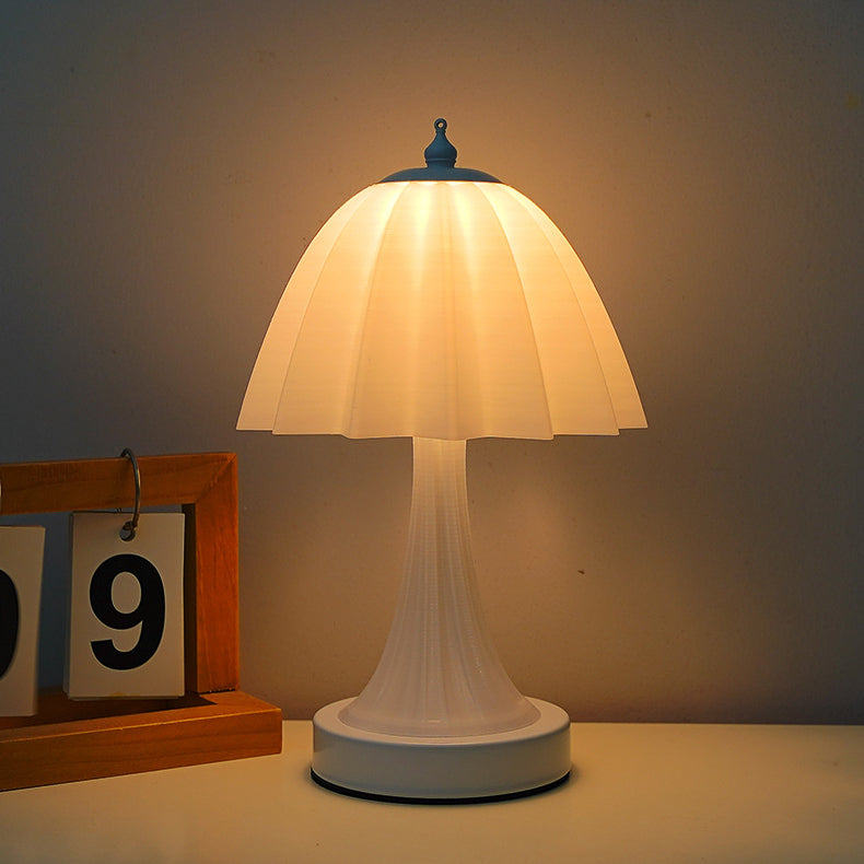 Modern Minimalist Dome Iron PLA LED Table Lamp For Bedroom