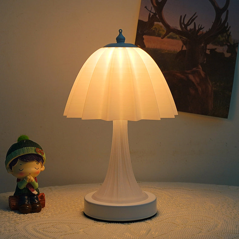Modern Minimalist Dome Iron PLA LED Table Lamp For Bedroom
