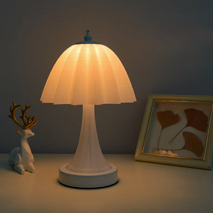 Modern Minimalist Dome Iron PLA LED Table Lamp For Bedroom