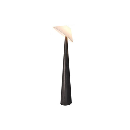 Traditional Vintage Cone Fabric Iron 1-Light Standing Floor Lamp For Living Room