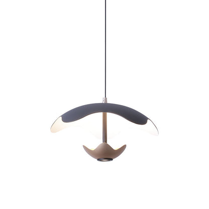 Contemporary Nordic Dome Aluminum Iron Acrylic LED Pendant Light For Bedroom