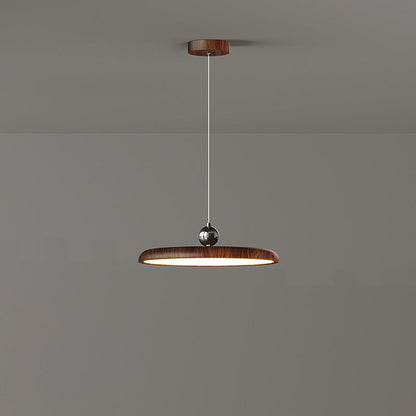 Traditional French Round Iron PE LED Pendant Light For Living Room