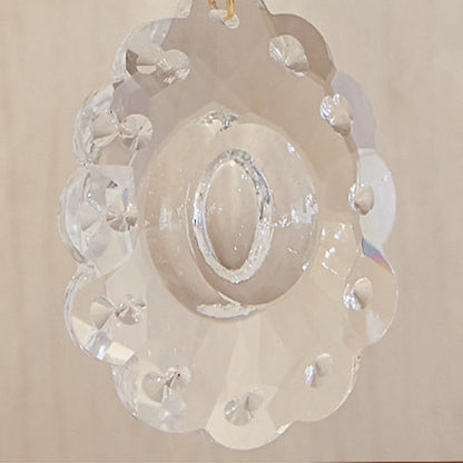 Traditional European Bowl Crystal Shade Ceramic Zinc Base Wall Sconce Lamp 1/2 Light for Bedroom