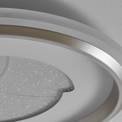 Modern Simplicity Round Iron Aluminum Acrylic LED Flush Mount Ceiling Light For Bedroom