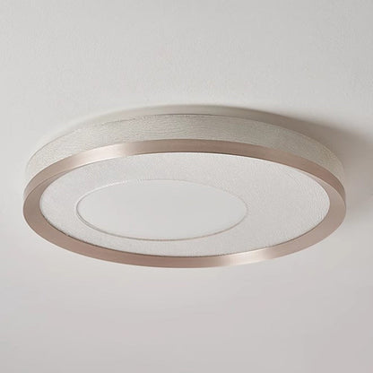 Modern Simplicity Circular Iron Aluminum Acrylic LED Flush Mount Ceiling Light For Bedroom