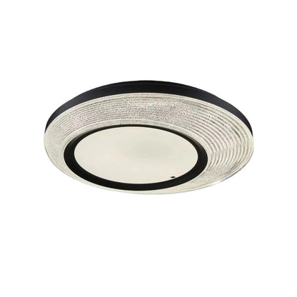 Contemporary Nordic Round Aerospace-grade Aluminum Acrylic LED Flush Mount Ceiling Light For Bedroom